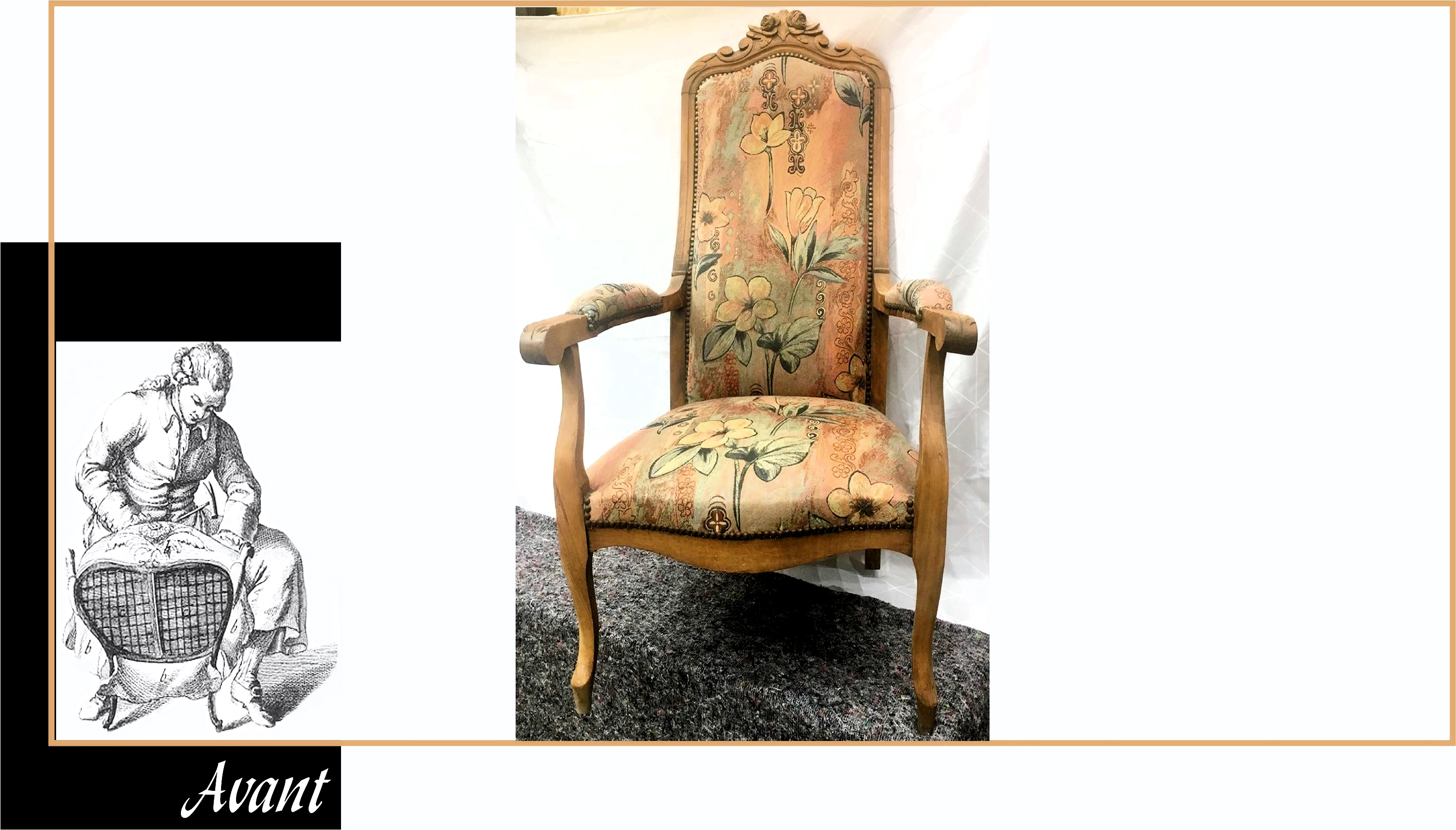 refection chaise tapissier
